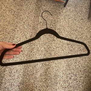 20 Black Velvet Non-Slip Hangers ( shirts, pants or skirt, jackets)